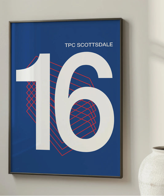 golf wall art: tpc scottsdale