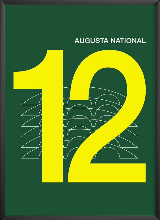 golf course print: Augusta National 12