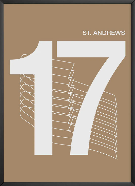 golf course print: st. andrews 17