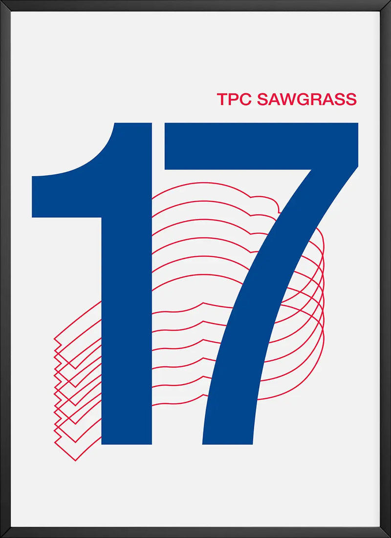 Golf Course Print: TPC Sawgrass 17